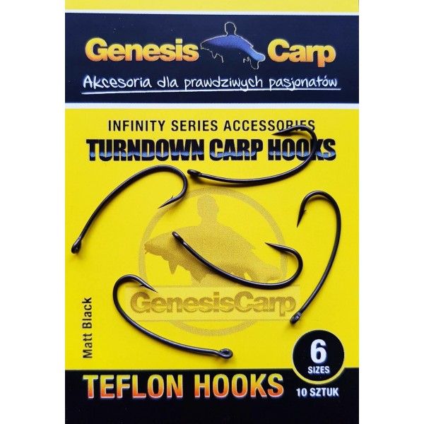 GENESIS CARP Turn Down Carp Hooks size 6