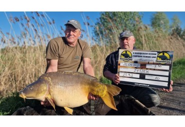 Wyniki zmagań zawodników na "II Rozpoczęcie sezonu karpiowego z Katran Fishing Line" 23-27.04.2025 Uroczysko Karpiowe / ELIMINACJE DO MPwWK 2025 / Wyniki na godzinę 12:00 / 26.04.2025