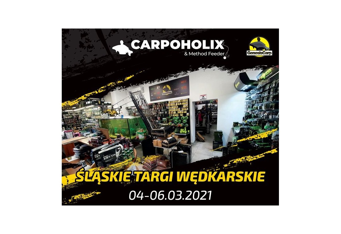 ŚLĄSKIE TARGI WĘDKARSKIE W CARPOHOLIX 4-6.03.2021