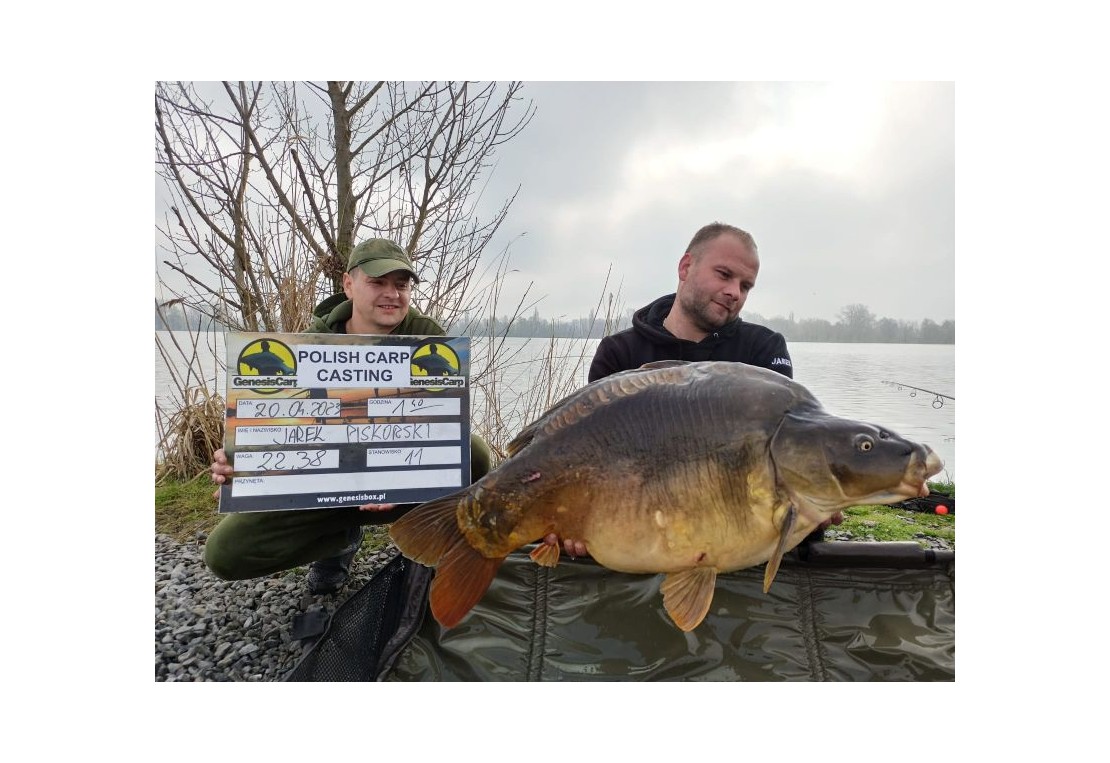 V POLISH CARP CASTING" 19-23.04.2023 Uroczysko Karpiowe - WYNIKI NA DZIEŃ 20.04.2023 godz. 8:00